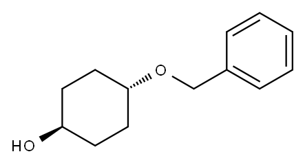 Cyclohexanol, 4-(phenylmethoxy)-, trans- Structure