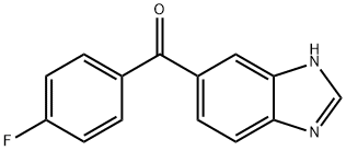 Methanone, 1H-benzimidazol-6-yl(4-fluorophenyl)- Structure