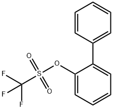 Methanesulfonic acid, 1,1,1-trifluoro-, [1,1'-biphenyl]-2-yl ester Structure