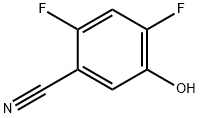2,4-difluoro-5-hydroxybenzonitrile Structure