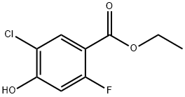 ethyl 5-chloro-2-fluoro-4-hydroxybenzoate Structure