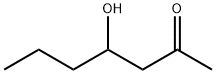 2-Heptanone, 4-hydroxy- Structure