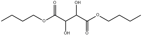Butanedioic acid, 2,3-dihydroxy-, 1,4-dibutyl ester Structure