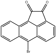 1,2-Aceanthrylenedione, 6-bromo- Structure