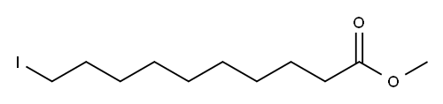 Decanoic acid, 10-iodo-, methyl ester Structure