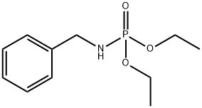 Phosphoramidic acid, N-(phenylmethyl)-, diethyl ester Structure