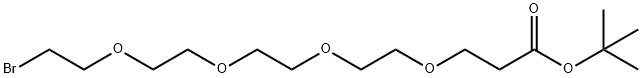 Bromo-PEG4-t-butyl ester Structure