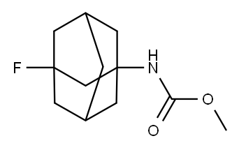 Carbamic acid, (3-fluorotricyclo[3.3.1.13,7]dec-1-yl)-, methyl ester (9CI) Structure