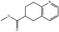 6-Quinolinecarboxylic acid, 5,6,7,8-tetrahydro-, methyl ester Structure