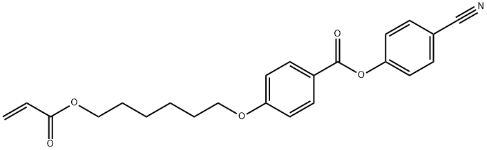 4-(6-Acryloyloxyhexyloxy)-benzoesure (4-cyanophenylester) Structure