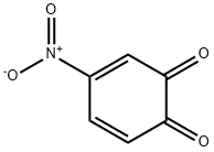 3,5-Cyclohexadiene-1,2-dione, 4-nitro- Structure