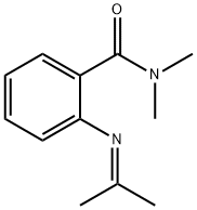 Benzamide, N,N-dimethyl-2-[(1-methylethylidene)amino]- Structure