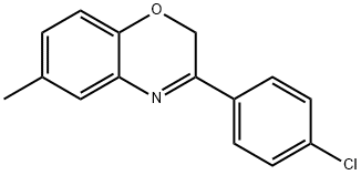 2H-1,4-Benzoxazine, 3-(4-chlorophenyl)-6-methyl- Structure