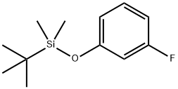tert-Butyl(3-fluorophenoxy)dimethylsilane Structure
