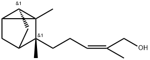 5-(2,3-dimethyltricyclo[2.2.1.02,6]hept-3-yl)-2-methylpent-2-en-1-ol, stereoisomer Structure