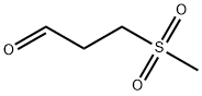 3-(Methylsulfonyl)propanal Structure