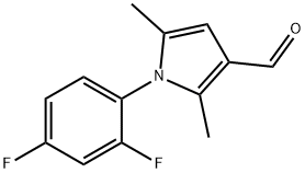 1H-Pyrrole-3-carboxaldehyde, 1-(2,4-difluorophenyl)-2,5-dimethyl- Structure