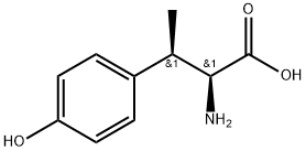 (2S,3R)-2-Amino-3-(4-hydroxy-phenyl)-butyric acid Structure