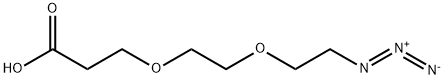 Azido-PEG2-acid Structure
