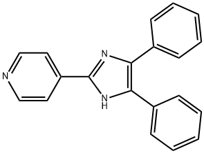 Pyridine, 4-(4,5-diphenyl-1H-imidazol-2-yl)- Structure