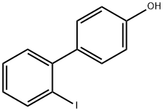 [1,1'-Biphenyl]-4-ol, 2'-iodo- Structure