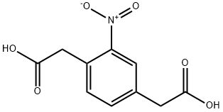 1,4-Benzenediacetic acid, 2-nitro- Structure