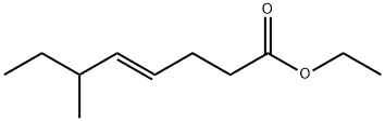 4-Octenoic acid, 6-methyl-, ethyl ester, (E)- (9CI) Structure
