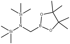 1,3,2-Dioxaborolane-2-methanamine, 4,4,5,5-tetramethyl-N,N-bis(trimethylsilyl)- Structure
