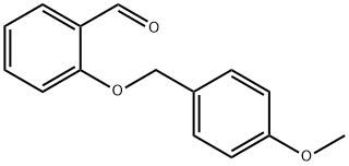 Benzaldehyde, 2-[(4-methoxyphenyl)methoxy]- Structure