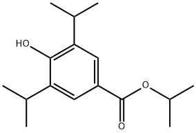 Isopropyl4-hydroxy-3,5-diisopropylbenzoate Structure