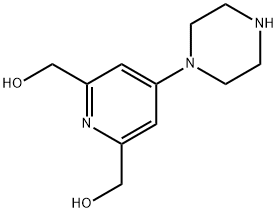 4-(1-Piperazinyl)-2,6-pyridinedimethanol Structure