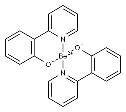 bis[2-(2-Pyridinyl)phenolato]berylliuM Structure