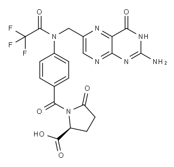 N10-Trifluoroacetyl Pyrofolic Acid Structure