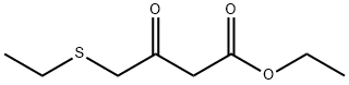 Butanoic acid, 4-(ethylthio)-3-oxo-, ethyl ester Structure