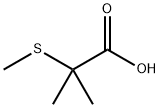 Propanoic acid, 2-methyl-2-(methylthio)- Structure