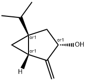 Bicyclo[3.1.0]hexan-3-ol, 4-methylene-1-(1-methylethyl)-, (1R,3S,5R)-rel- Structure