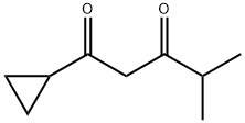 1,3-Pentanedione, 1-cyclopropyl-4-methyl- Structure