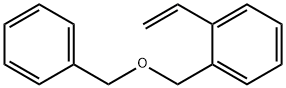 Benzene, 1-ethenyl-2-[(phenylmethoxy)methyl]- Structure