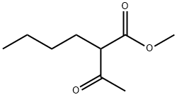Hexanoic acid, 2-acetyl-, methyl ester Structure