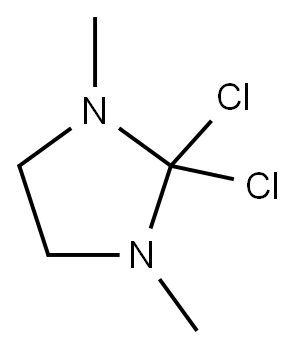 Imidazolidine, 2,2-dichloro-1,3-dimethyl- Structure