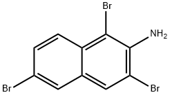 2-Naphthalenamine, 1,3,6-tribromo- Structure