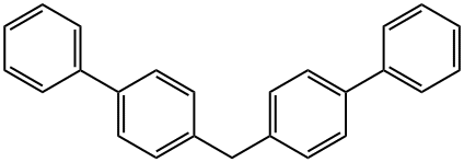 1,1'-Biphenyl, 4-([1,1'-biphenyl]-4-ylmethyl)- Structure