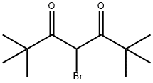 3,5-Heptanedione, 4-bromo-2,2,6,6-tetramethyl- Structure