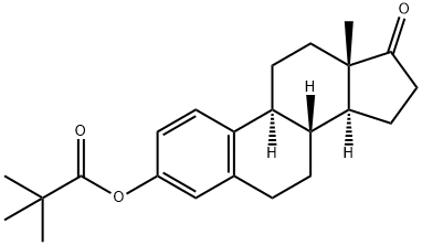 Estra-1,3,5(10)-trien-17-one, 3-(2,2-dimethyl-1-oxopropoxy)- Structure