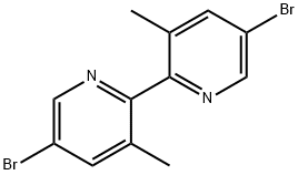 5,5’-Dibromo-3,3’-dimethyl-2,2’-bipyridine Structure