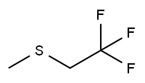 Ethane, 1,1,1-trifluoro-2-(methylthio)- Structure