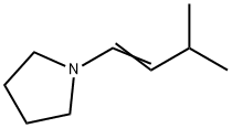 Pyrrolidine, 1-(3-methyl-1-buten-1-yl)- Structure