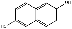 2-Naphthalenol, 6-mercapto- Structure
