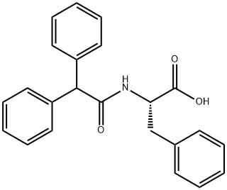 Phenylalanine, N-(diphenylacetyl)- (9CI) Structure
