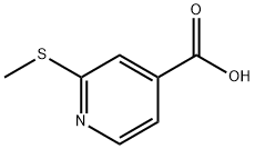 2-(Methylthio)-4-pyridinecarboxylic Acid Structure